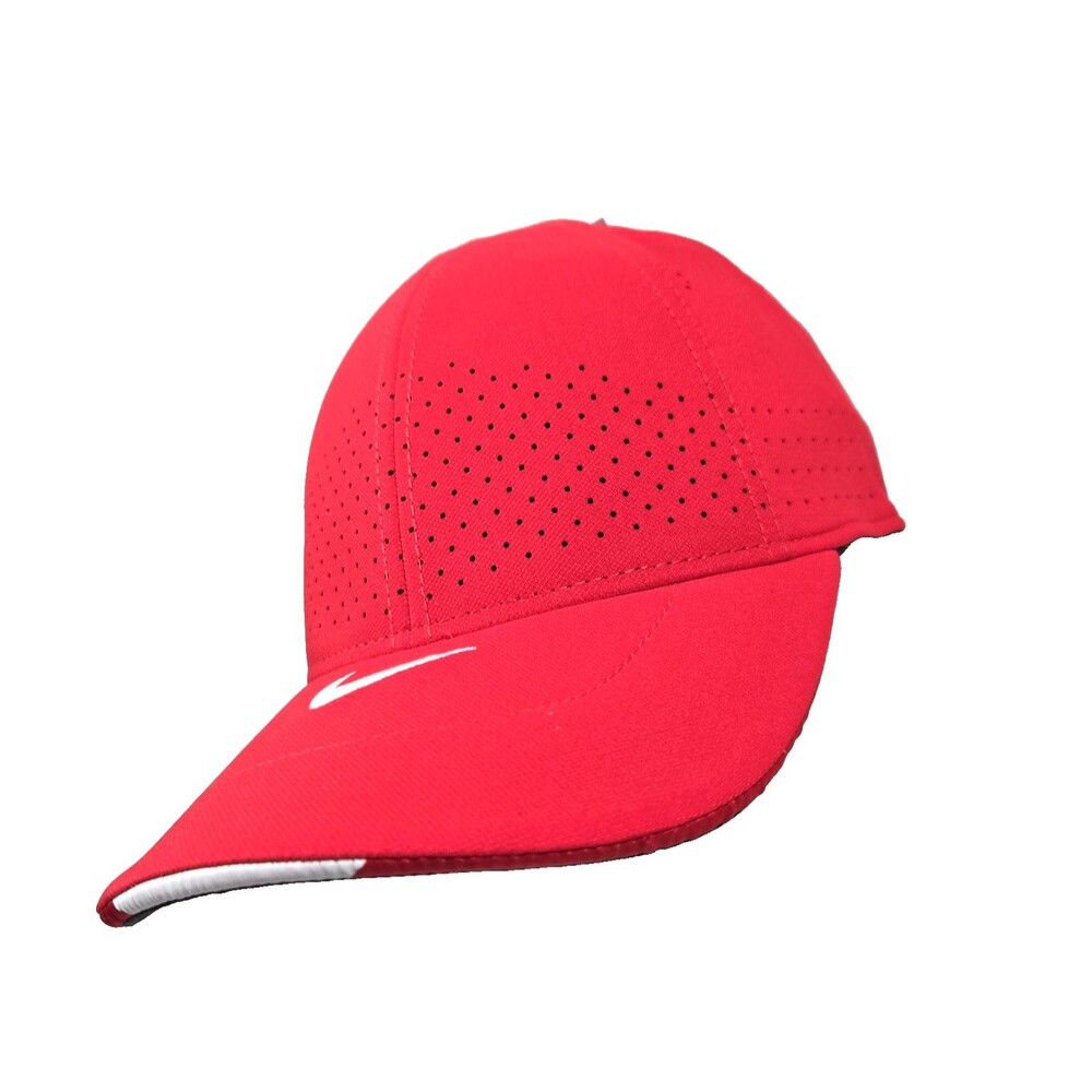 Nike Legacy91 Hat Cap Strap Back One Size University Red Light Weight New